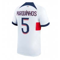 Camiseta Paris Saint-Germain Marquinhos #5 Visitante Equipación 2023-24 manga corta